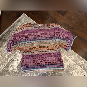 Trina Turk Multicolor Striped Top